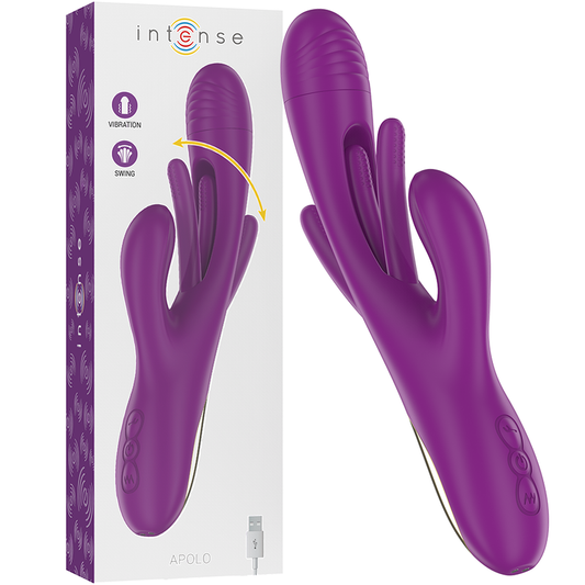 INTENSE Apolo — vibrador multifunción con lengua oscilante