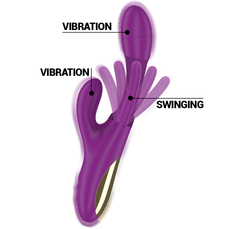 INTENSE Apolo — vibrador multifunción con lengua oscilante