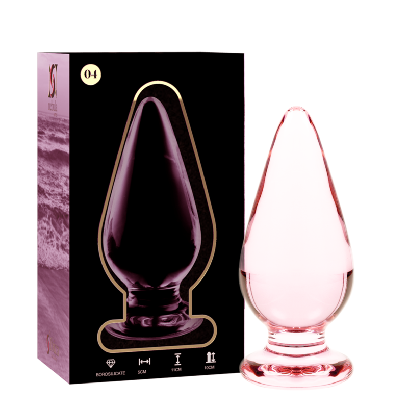 Nebula Series by Ibiza — Modelo 4 plug de cristal rosa