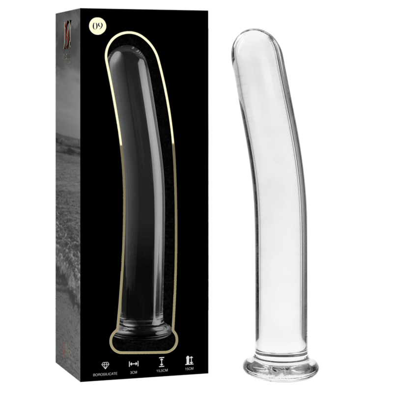 Nebula Series by Ibiza — Modelo 9 dildo de cristal transparente