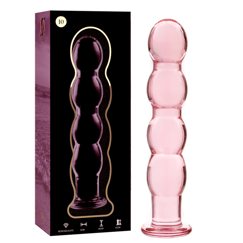 Nebula Series by Ibiza — Modelo 10 dildo de cristal rosa