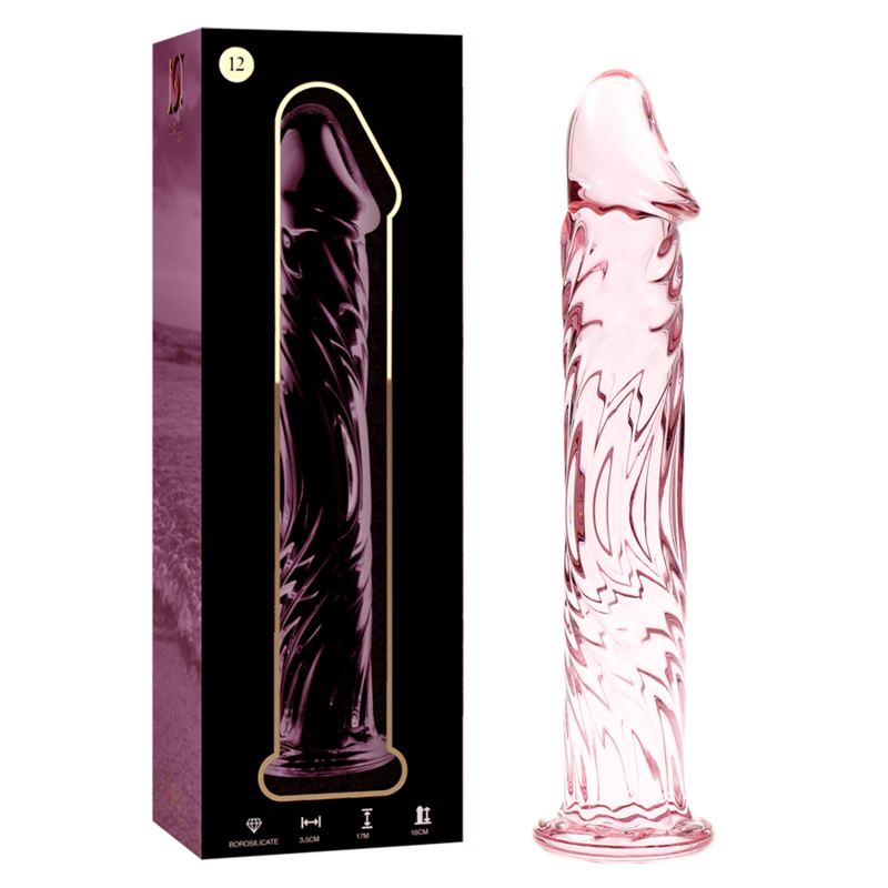 Nebula Series by Ibiza — Modelo 12 dildo de cristal rosa
