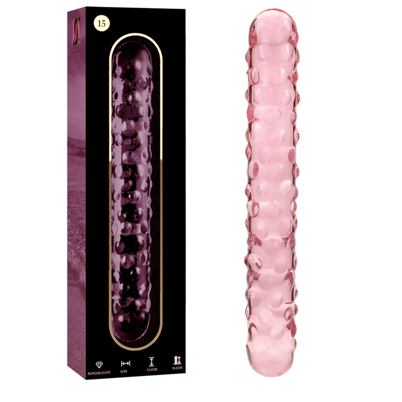 Nebula Series by Ibiza — Modelo 15 dildo de cristal rosa