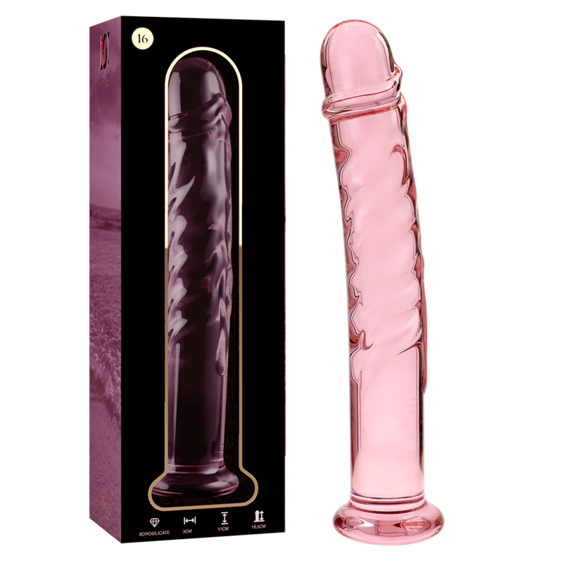 Nebula Series by Ibiza — Modelo 16 dildo de cristal rosa