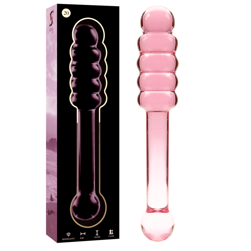 Nebula Series by Ibiza — Modelo 20 dildo de cristal rosa