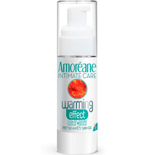 AMOREANE — Lubricante íntimo base agua efecto calor 50 ml