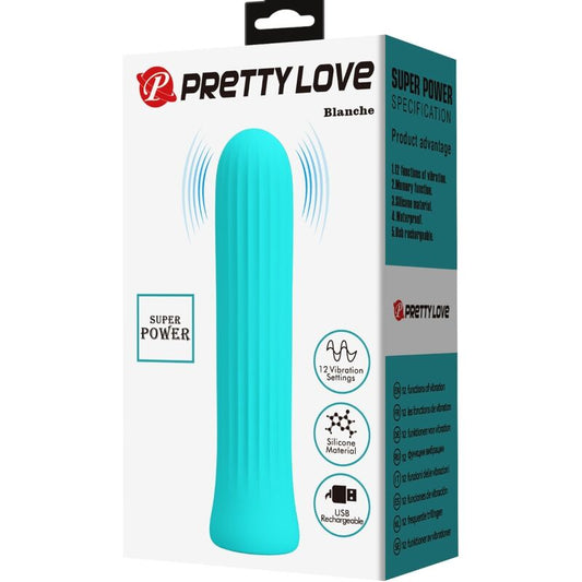 PRETTY LOVE - Blanche vibrador estimulador azul