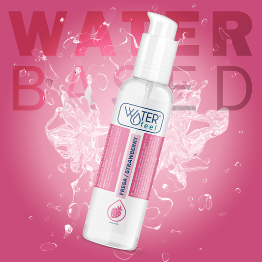 Waterfeel — lubricante base agua sabor fresa 175 ml
