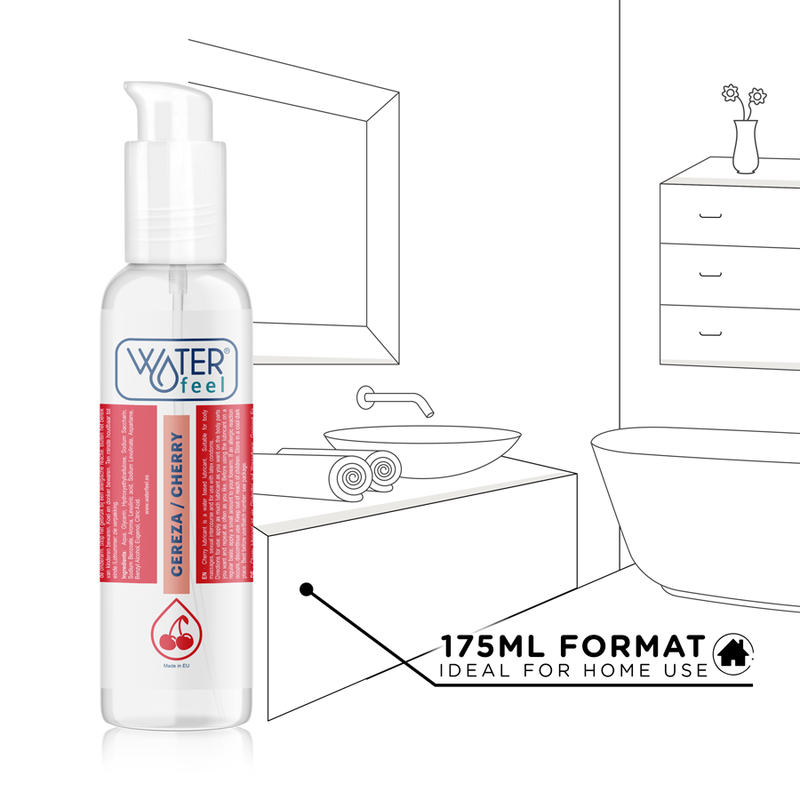 Waterfeel — lubricante sabor cereza 175 ml