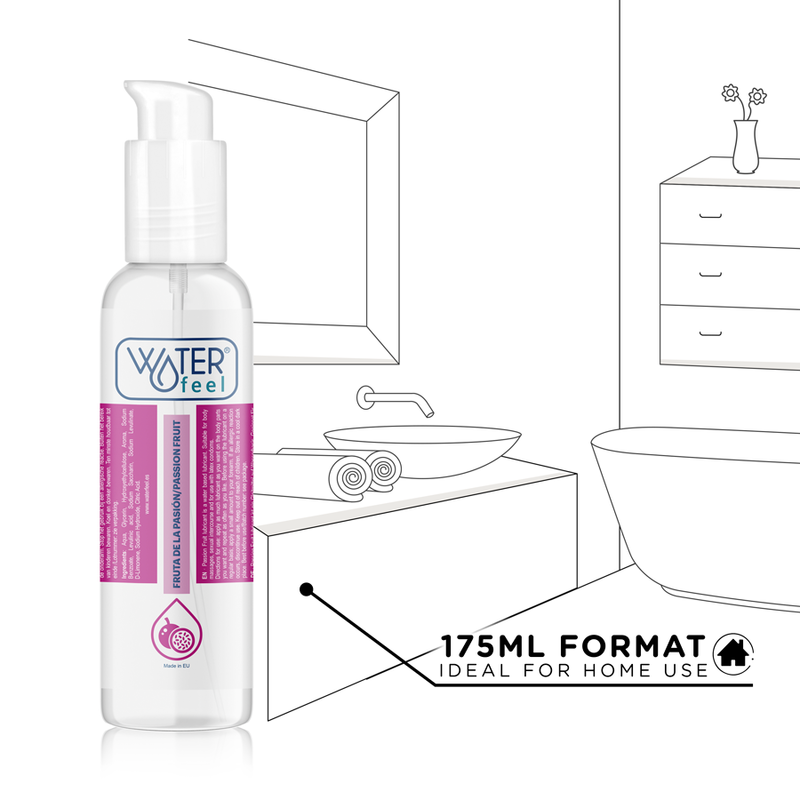 Waterfeel — lubricante base agua sabor fruta de la pasión 175 ml