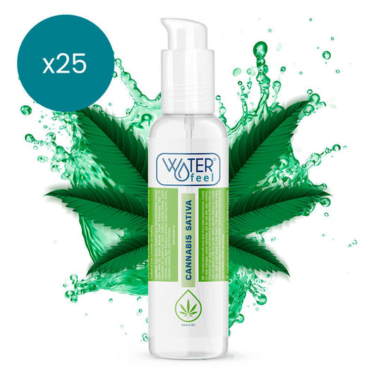 Waterfeel — lubricante Cannabis 150 ml (pack 23 + 2 gratis)