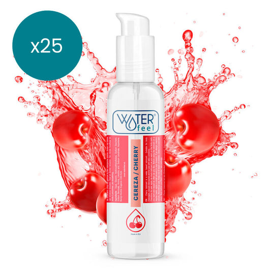 Waterfeel — lubricante Cereza 150 ml (pack 23 + 2 gratis)