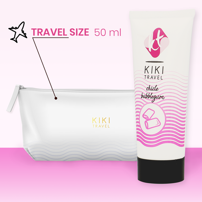 KIKÍ Travel — gel lubricante sabor a Сhicle 50 ml