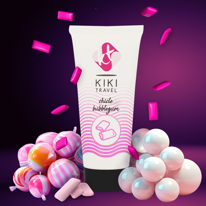 KIKÍ Travel — gel lubricante sabor a Сhicle 50 ml