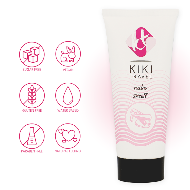 KIKÍ Travel — gel lubricante sabor a nube 50 ml