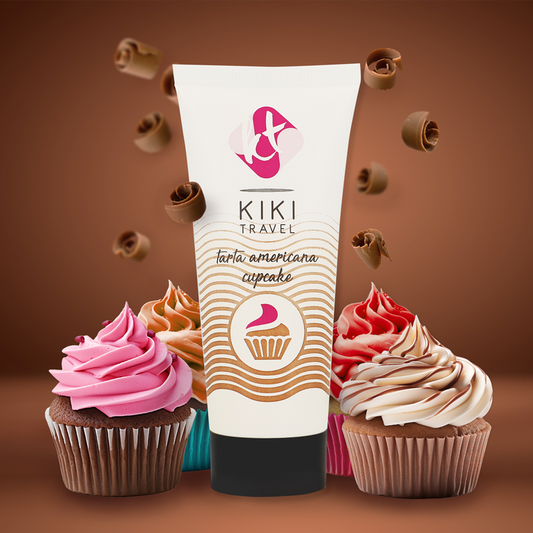 KIKÍ Travel — gel lubricante sabor Cupcake (tarta americana) 50 ml