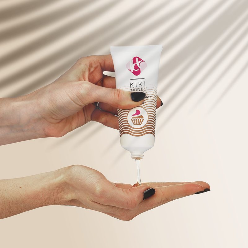 KIKÍ Travel — gel lubricante sabor Cupcake (tarta americana) 50 ml
