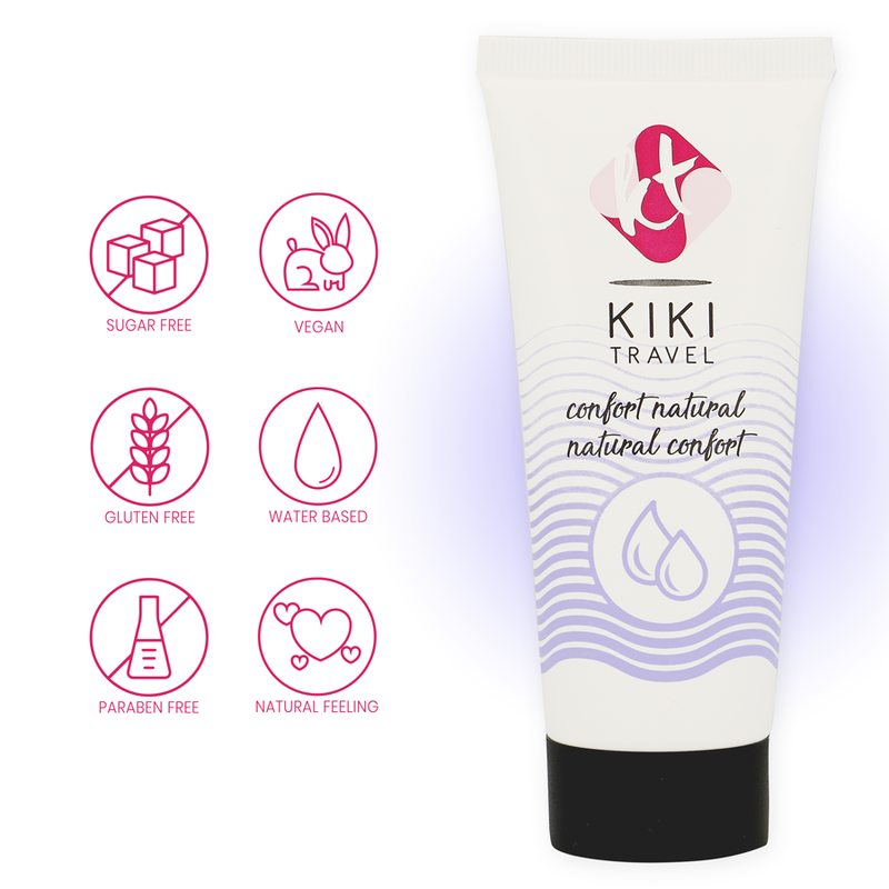 KIKÍ Travel — gel lubricante Natural Confort 50 ml