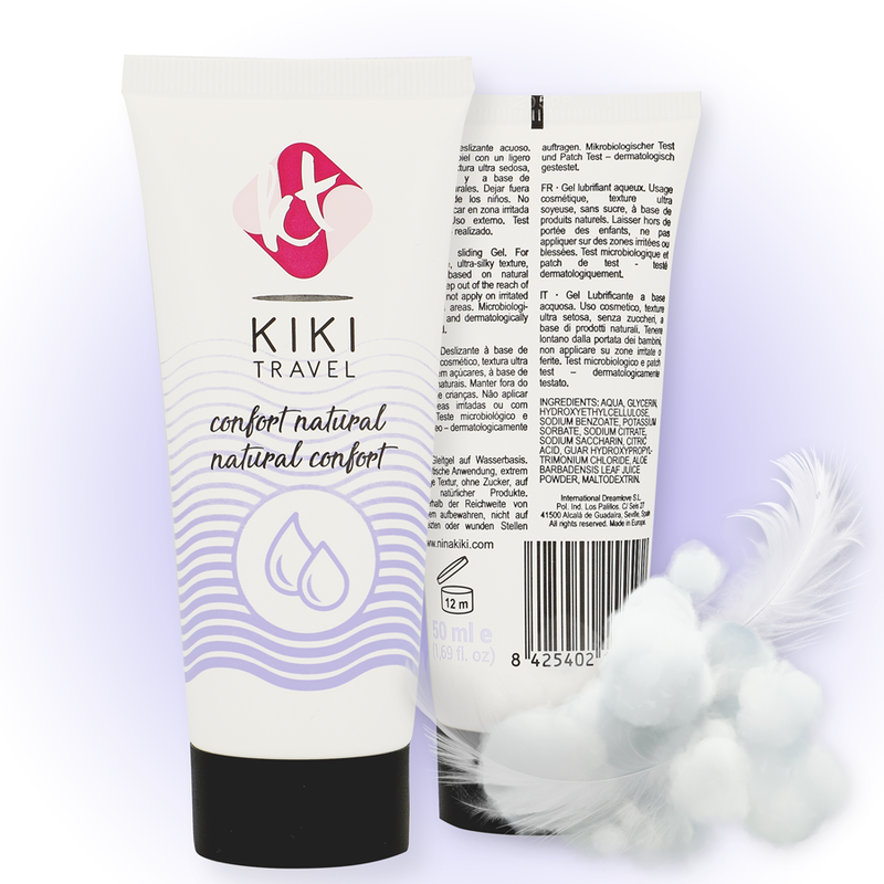 KIKÍ Travel — gel lubricante Natural Confort 50 ml