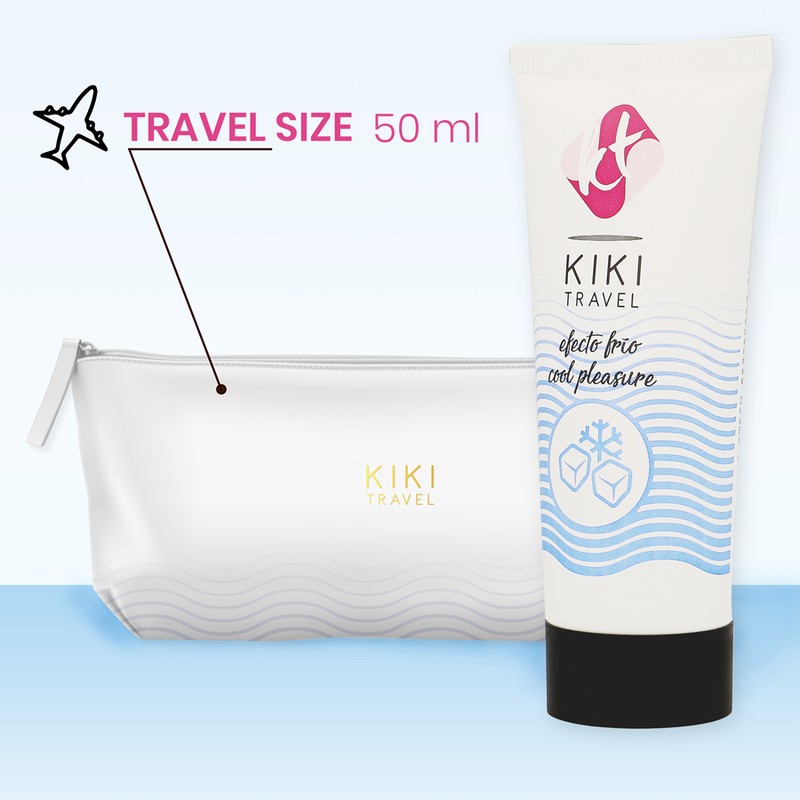 KIKÍ Travel — gel lubricante efecto frío intensificador 50 ml