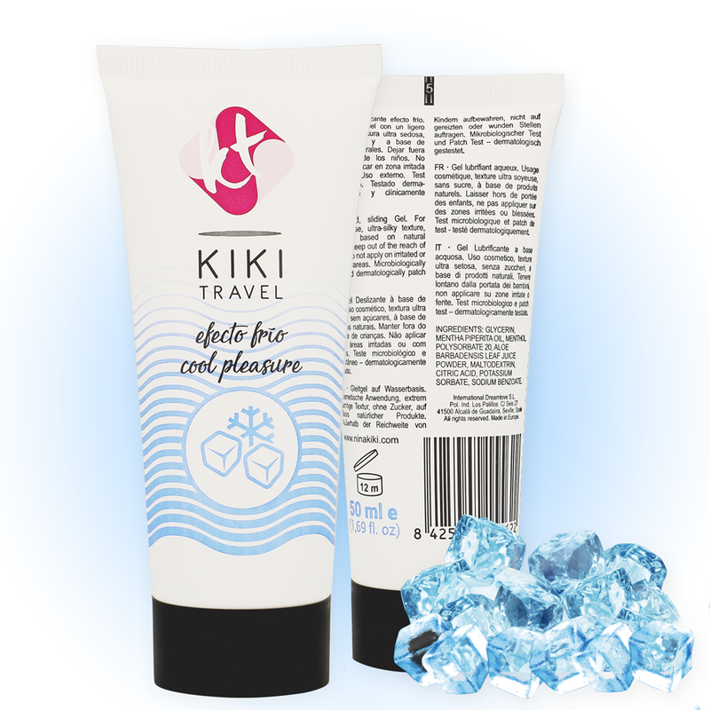 KIKÍ Travel — gel lubricante efecto frío intensificador 50 ml