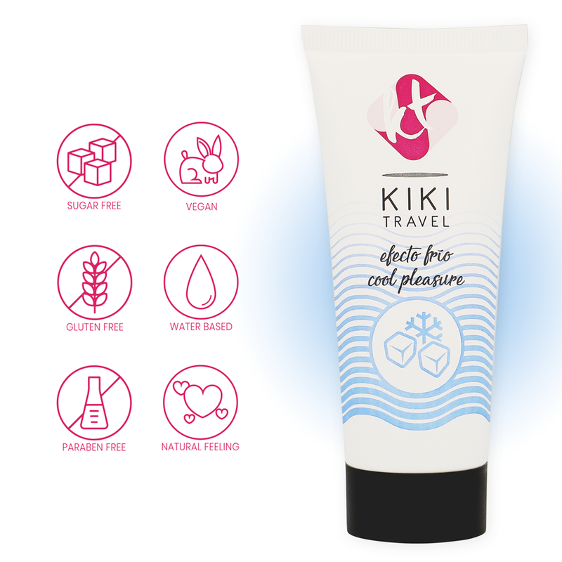 KIKÍ Travel — gel lubricante efecto frío intensificador 50 ml