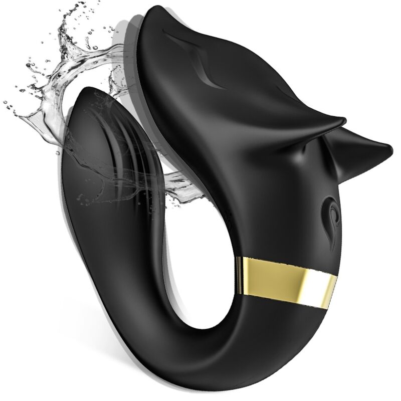 ARMONY Fox — vibrador para parejas con control remoto negro