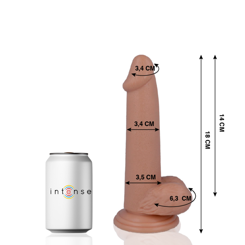 Mr Intense Nº10 — dildo realista 18 cm