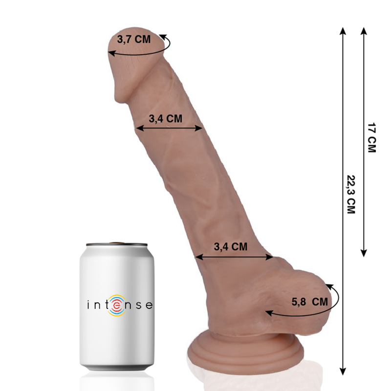 Mr Intense Nº28 — dildo realista 22,3 cm