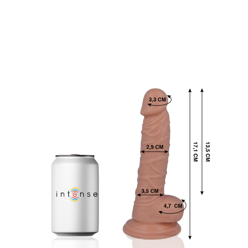 Mr Intense Nº7 — dildo realista 17,1 cm
