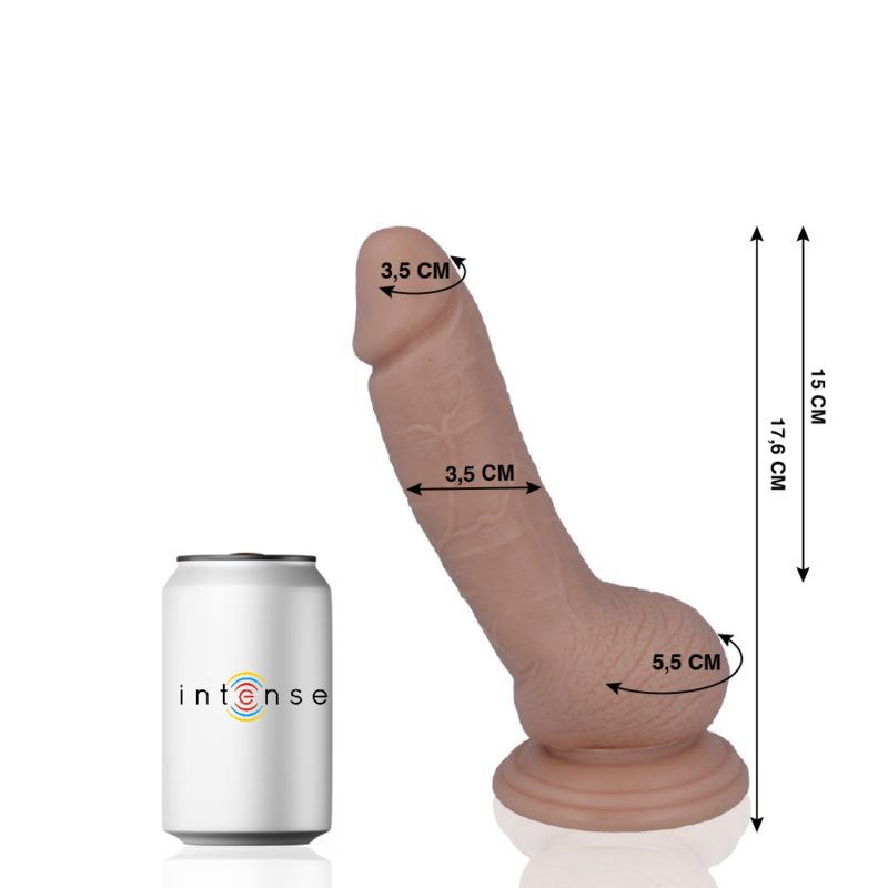 Mr Intense Nº8 — dildo realista 17,6 cm