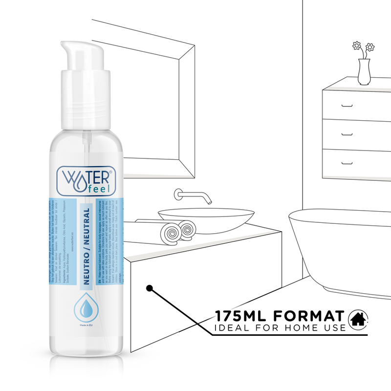 Waterfeel — lubricante natural base agua 175 ml