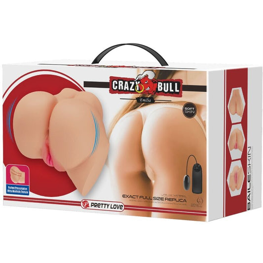 CRAZY BULL - Emilia vibrador doble canal realista