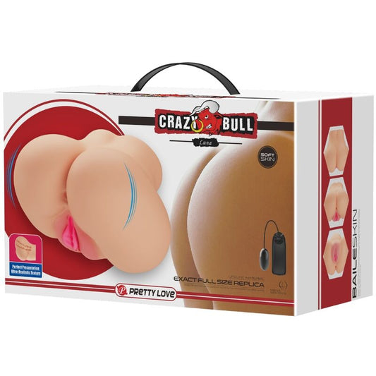 CRAZY BULL - Luna vibrador doble canal realista
