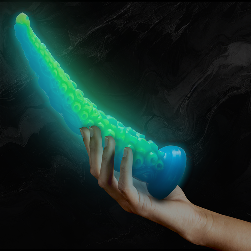 EPIC Scylla — dildo tentáculo fino fluorescente tamaño grande