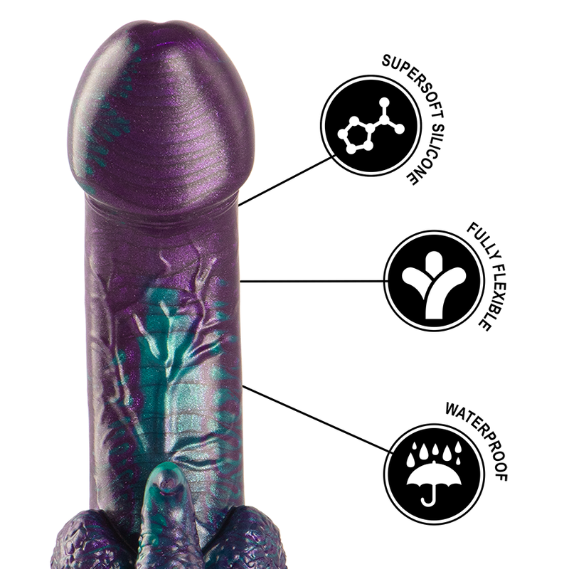 Epic Basilisk — dildo escamoso tamaño pequeño