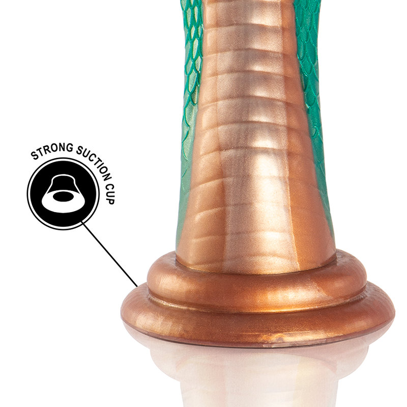 EPIC Python — dildo cobra verde de silicona