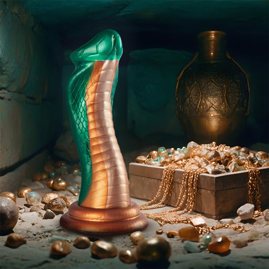 EPIC Python — dildo cobra verde de silicona