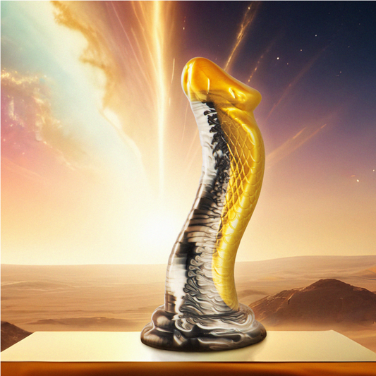 EPIC Drakon — dildo cobra amarillo de silicona