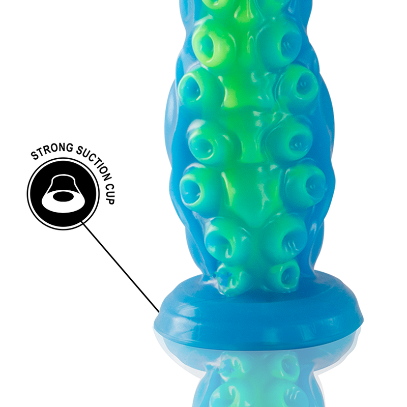 EPIC Scylla — dildo tentáculo fino fluorescente tamaño grande