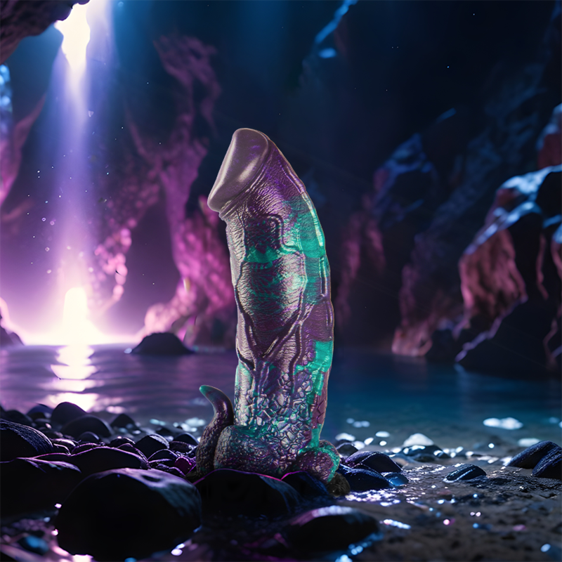 EPIC Basilisk — dildo escamoso tamaño grande (doble placer)