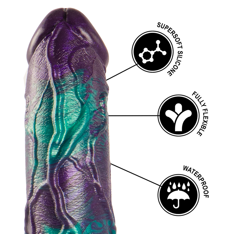 EPIC Basilisk — dildo escamoso tamaño grande (doble placer)