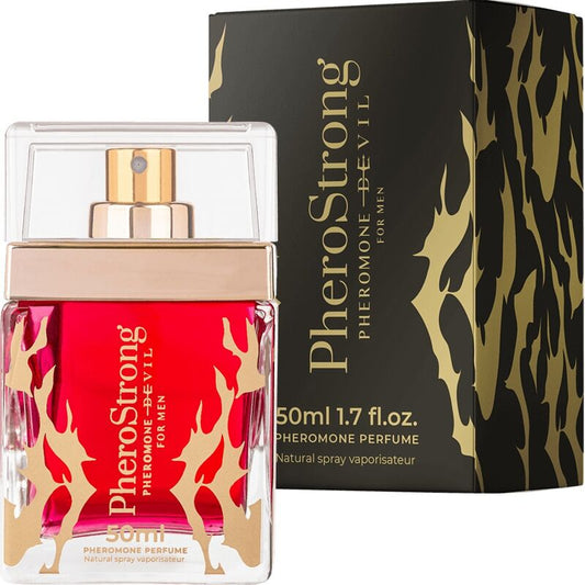 PHEROSTRONG - perfume con feromonas devil para hombre 50 ml