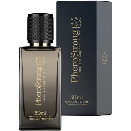 PHEROSTRONG - perfume con feromonas king para hombre 50 ml