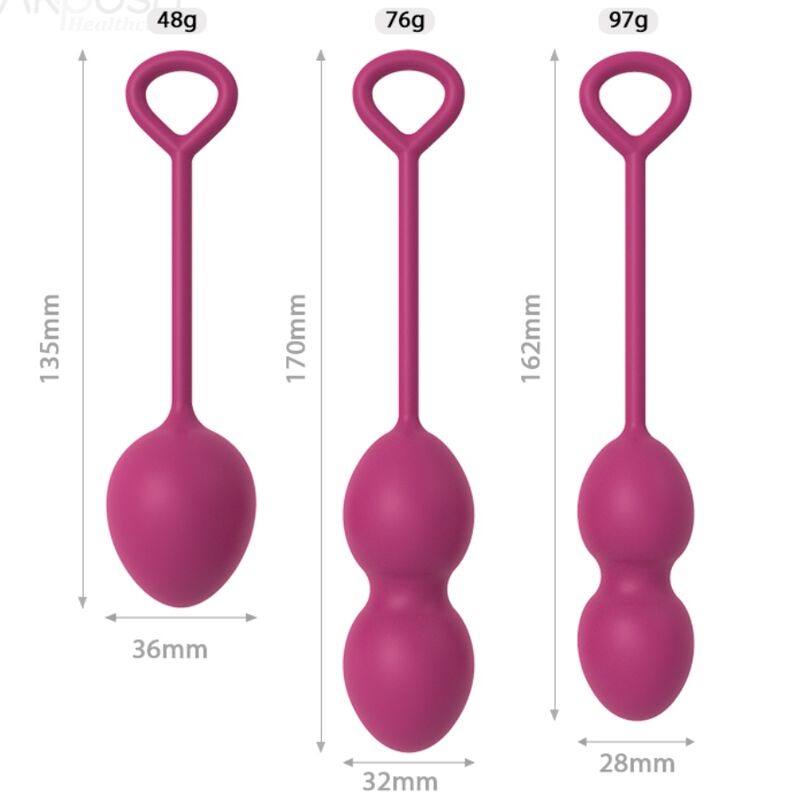 ARMONY — Anabiosis pesas vaginales 3 niveles bugambilla