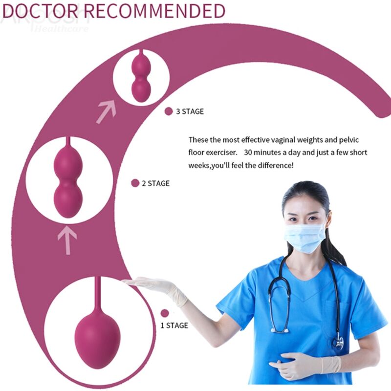 ARMONY — Anabiosis pesas vaginales 3 niveles bugambilla