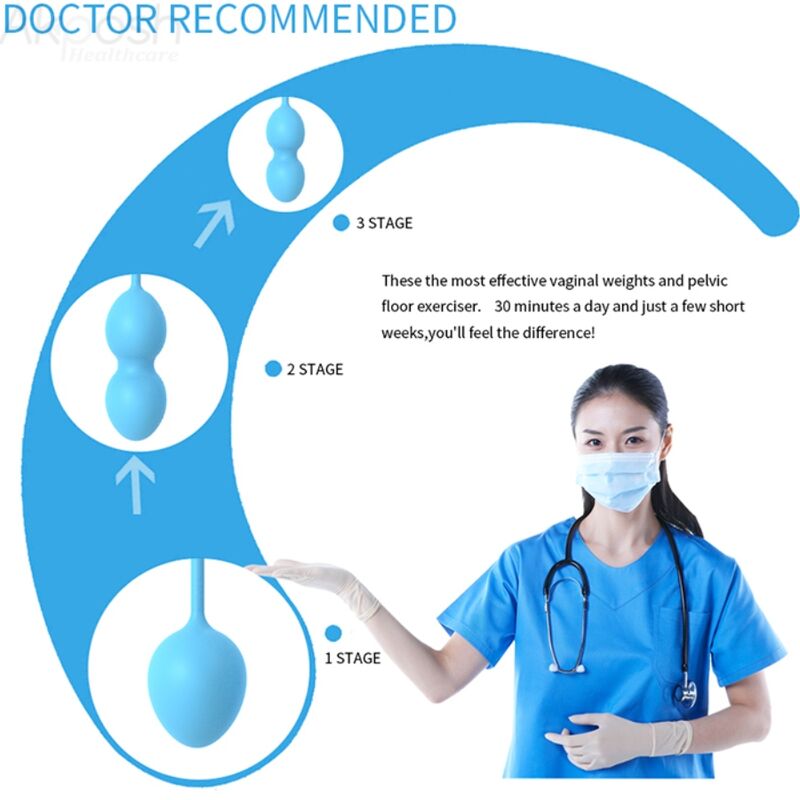 ARMONY — Anabiosis pesas vaginales 3 niveles azul