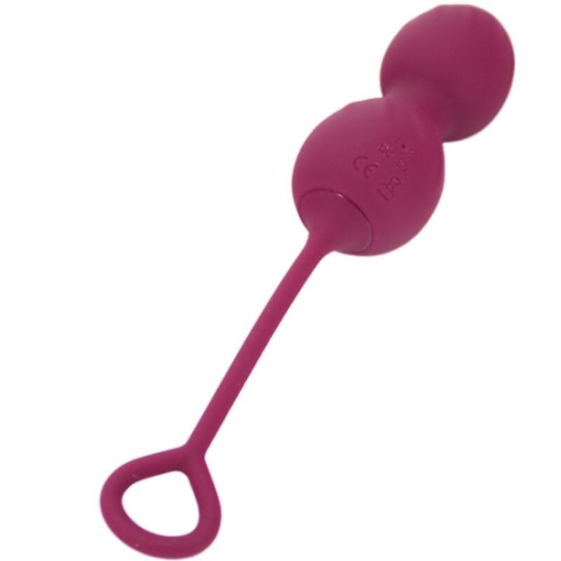 ARMONY — Blossoms pesas vaginales vibrador control remoto 10 vibraciones rojo oscuro