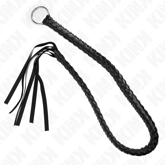 KINK — Látigo de serpiente con anillo de mano negro 65 cm