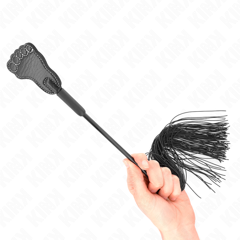 KINK — Pala en forma de pie con látigo de borla 31 cm